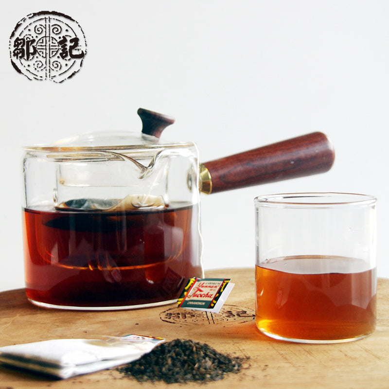 【鄒記雲南沱茶|Zouji Yunnan Tuocha】シナモン風味デカフェ プーアル熟茶 無農薬・無添加 3年自然発酵 スッキリ飲み口 雲南六大茶山産