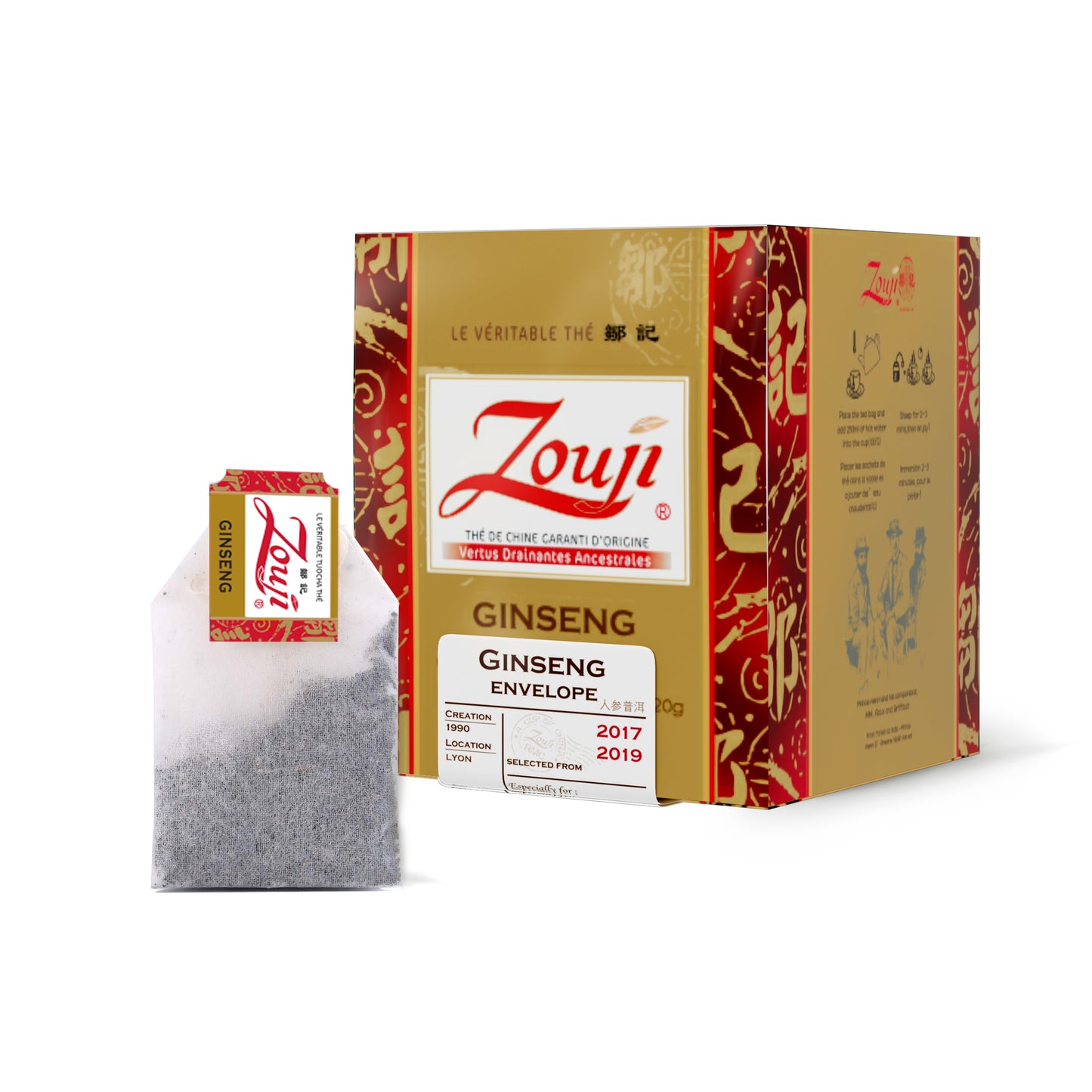 Ginseng Tuocha Teabags | Yunnan Tuocha / Zouji
